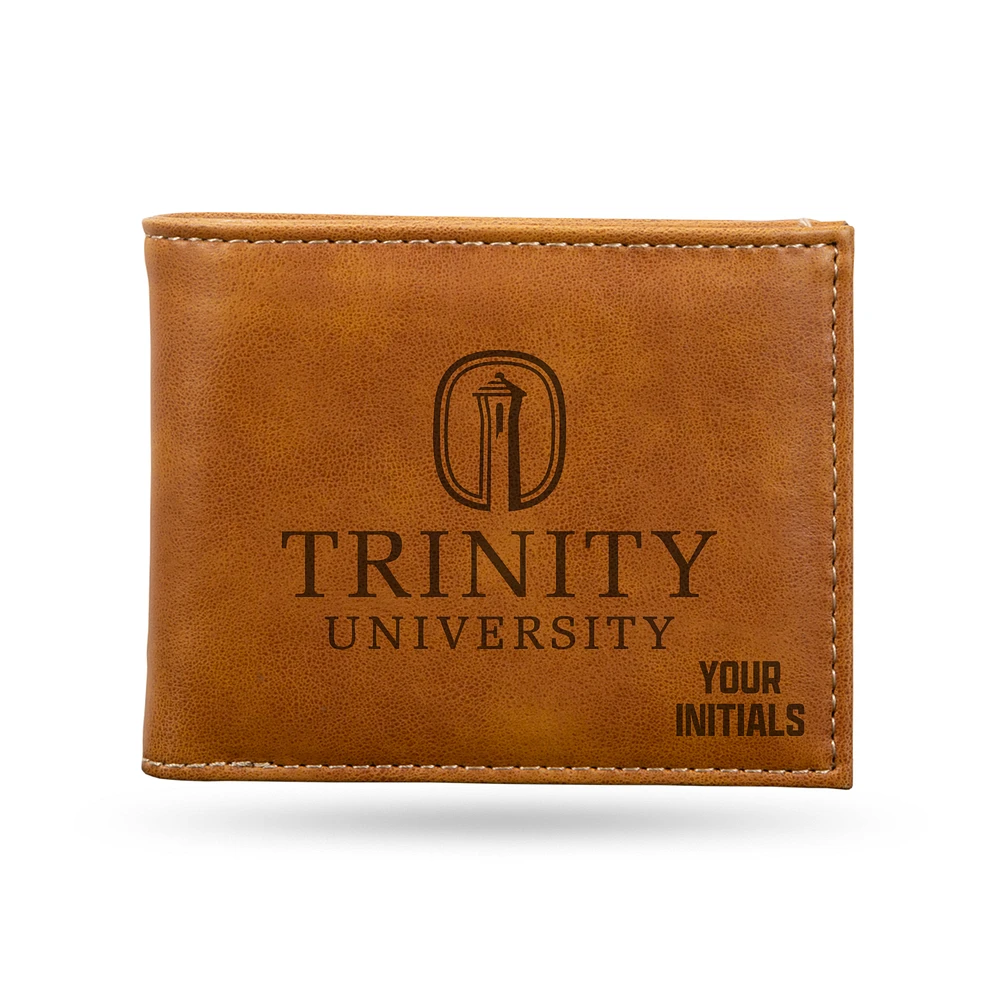 Brown Trinity Tigers Personalized Billfold Wallet