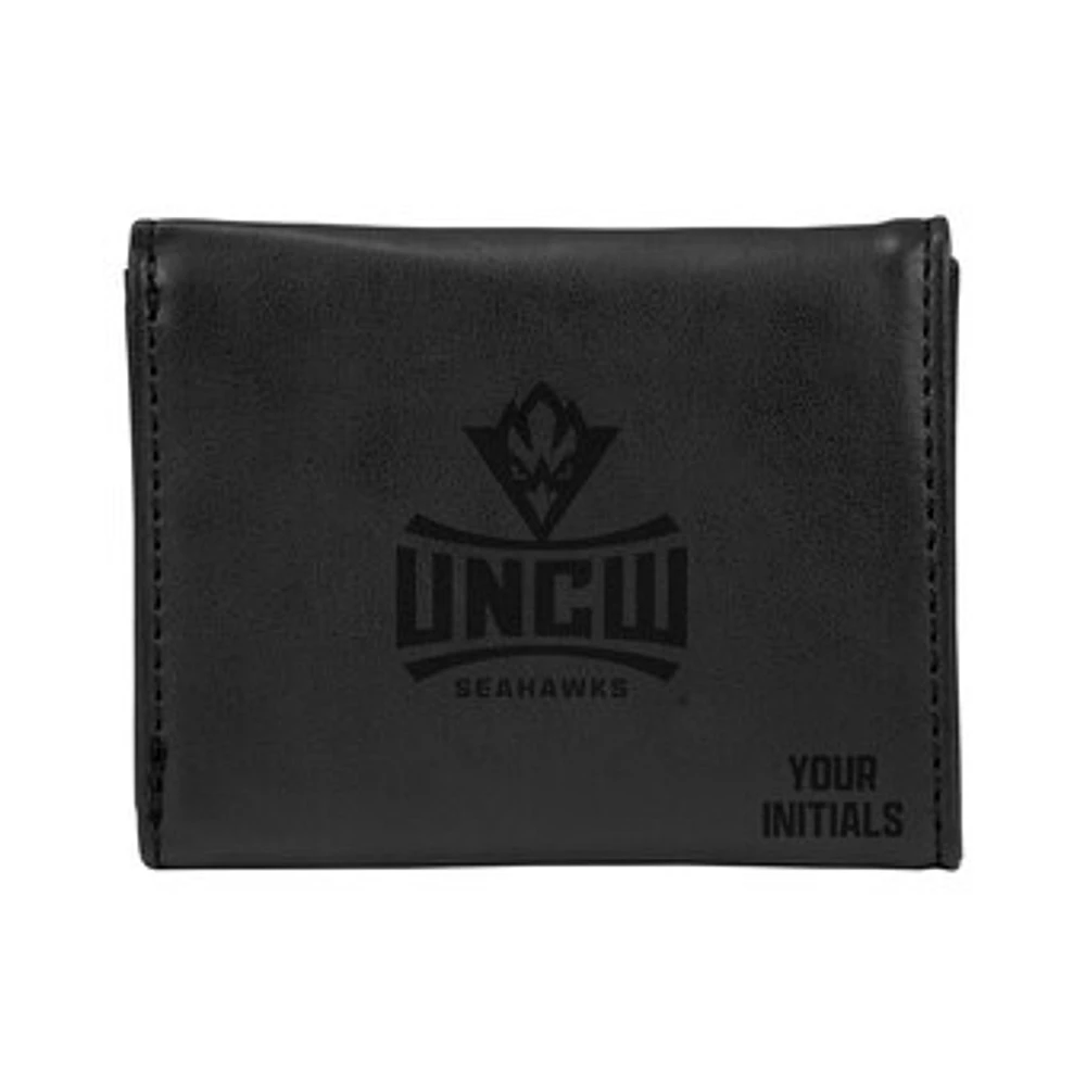 UNC Wilmington Seahawks Personalized Trifold Wallet