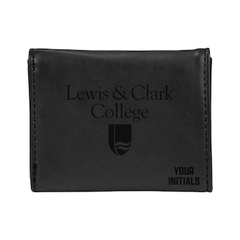 Lewis & Clark College Pioneers Personalized Trifold Wallet