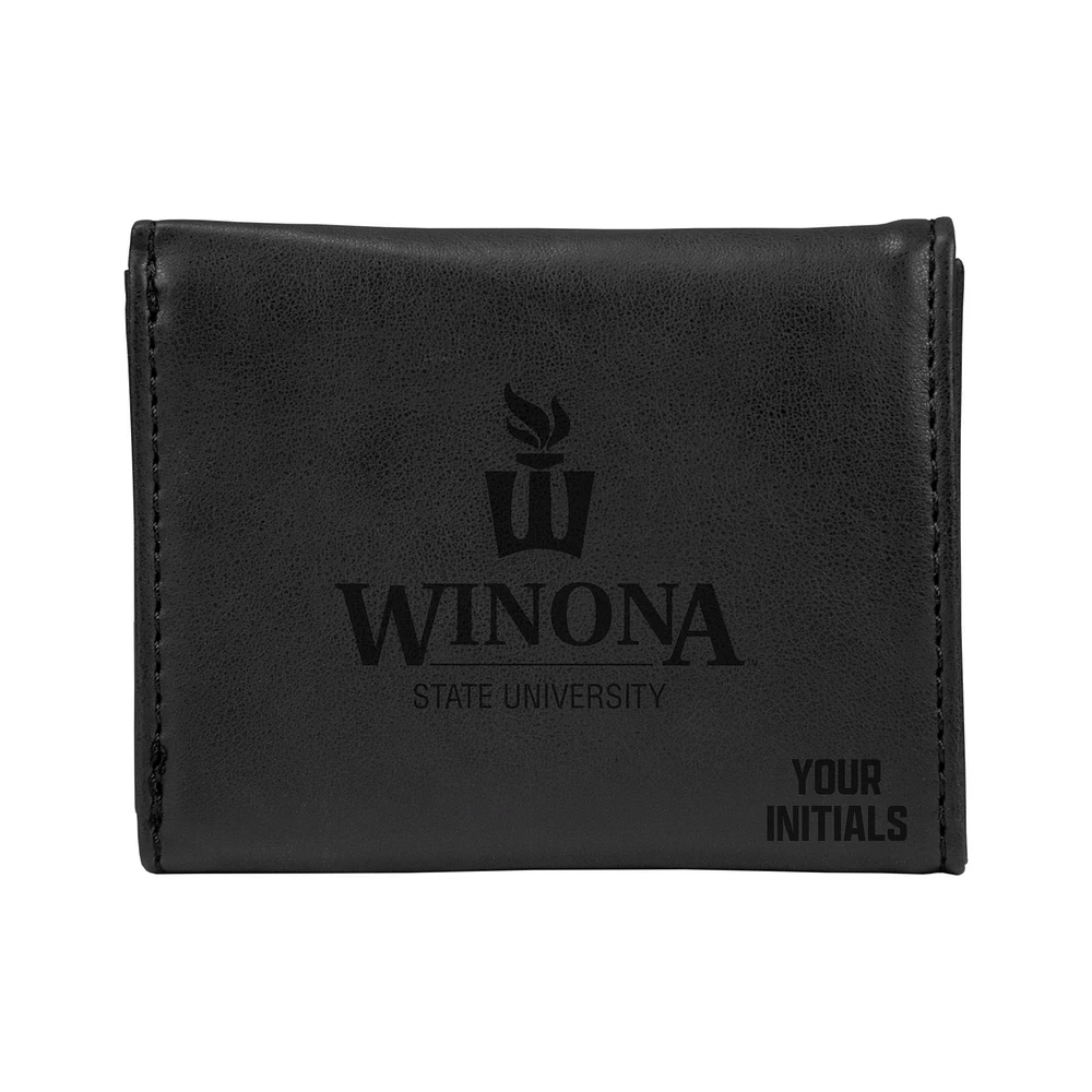 Winona State Warriors Personalized Trifold Wallet