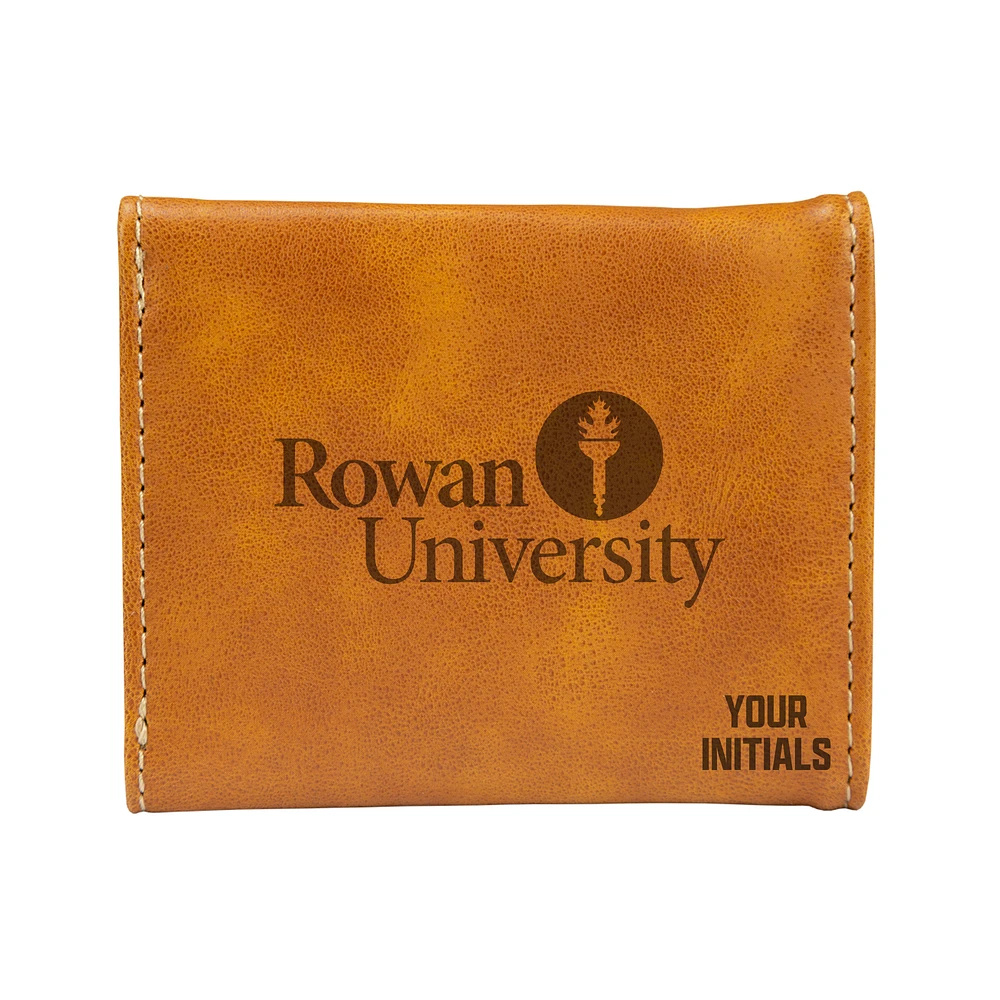 Brown Rowan Profs Personalized Trifold Wallet