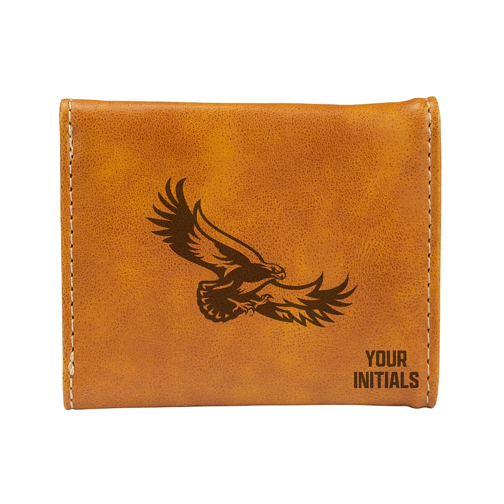 Brown Saint Joseph's Hawks Personalized Trifold Wallet