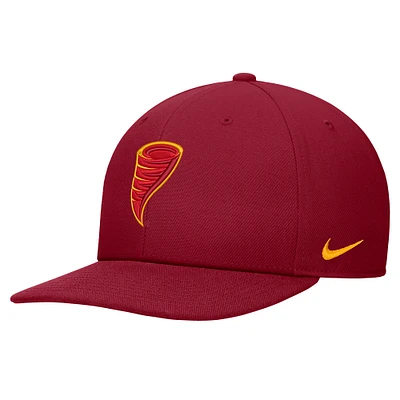 Men's Nike Cardinal Iowa State Cyclones Pro Snapback Hat
