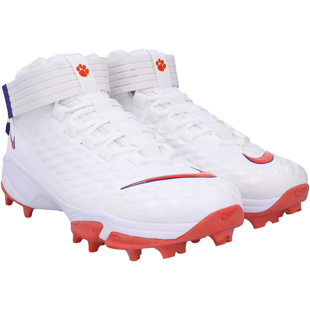 Clemson Tigers Team-Issued Force Pro 2 Shark Nike Cleats from the Football Program