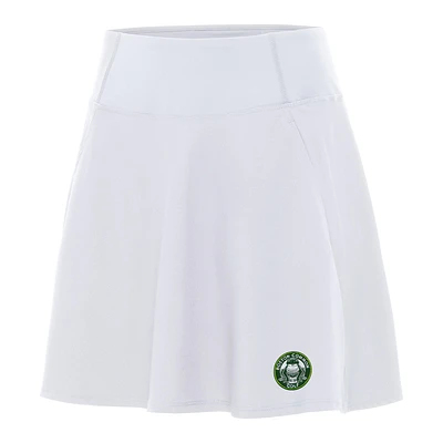 Women's Antigua White TGL Boston Common Golf Chip Skort