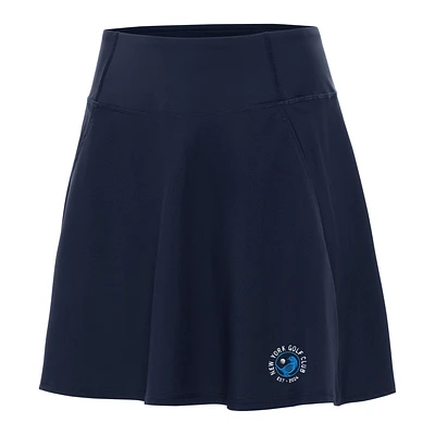 Women's Antigua Navy TGL New York Golf Club Chip Skort