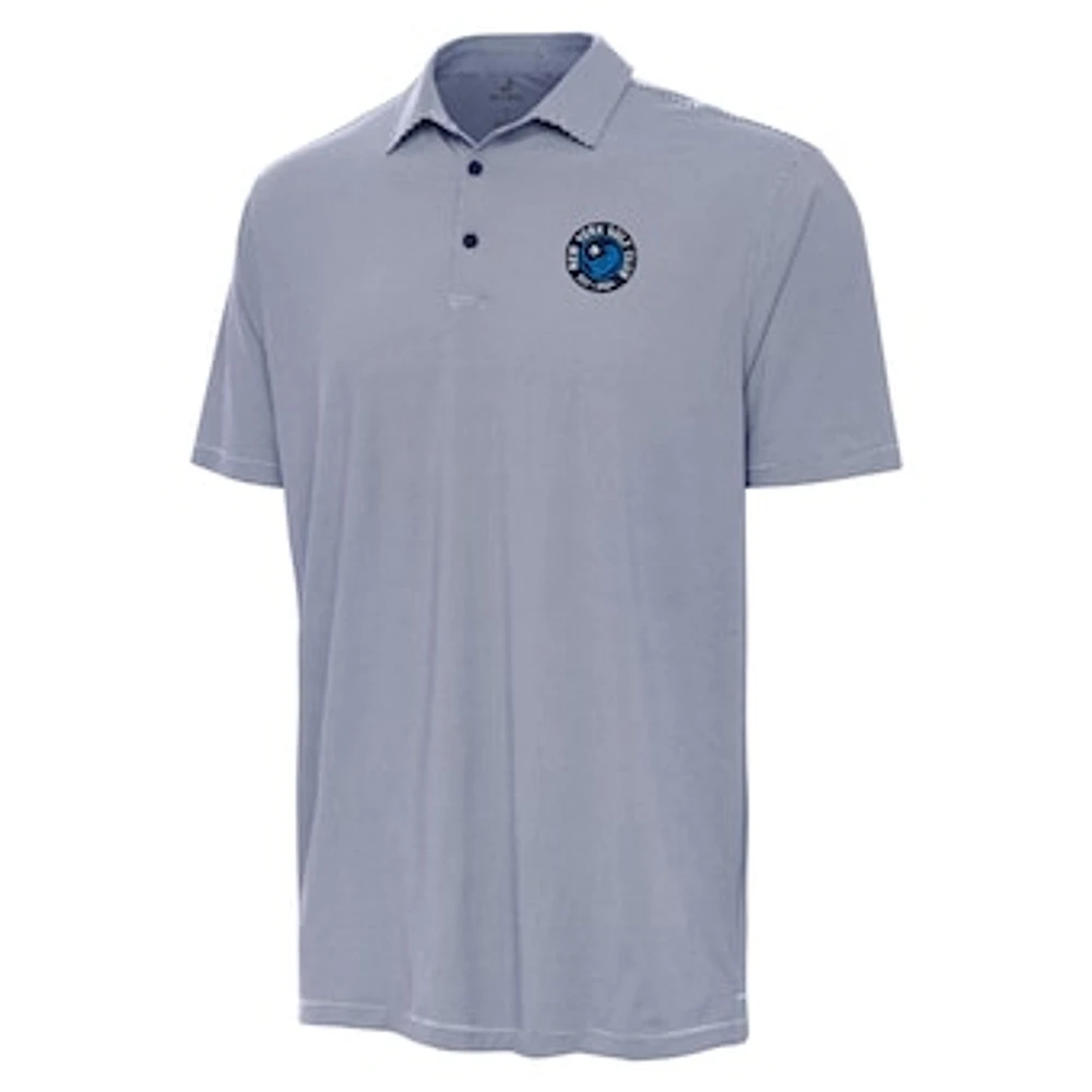 Men's Antigua Navy TGL New York Golf Club Twine Performance Polo