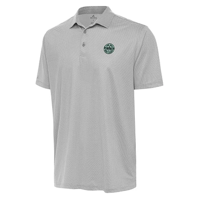 Men's Antigua White/Gray TGL The Bay Golf Club Rings Performance Polo