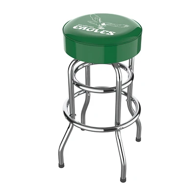 Imperial Philadelphia Eagles Throwback Logo Chrome Bar Stool