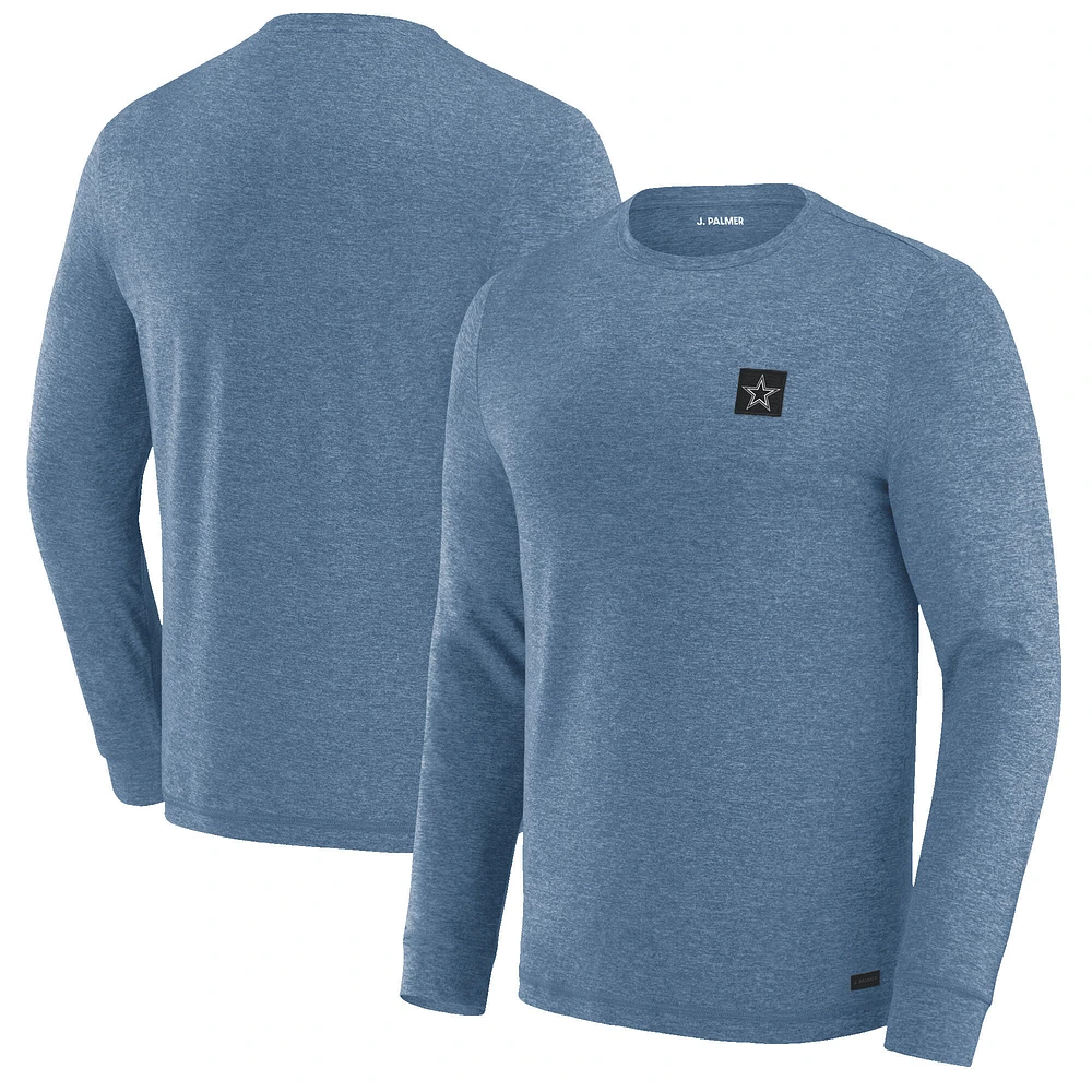 Men's J. Palmer Blue Dallas Cowboys Four Down Long Sleeve T-Shirt