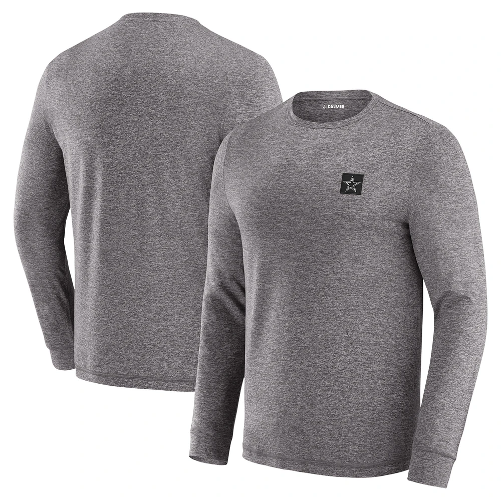 Men's J. Palmer Graphite Dallas Cowboys Four Down Long Sleeve T-Shirt