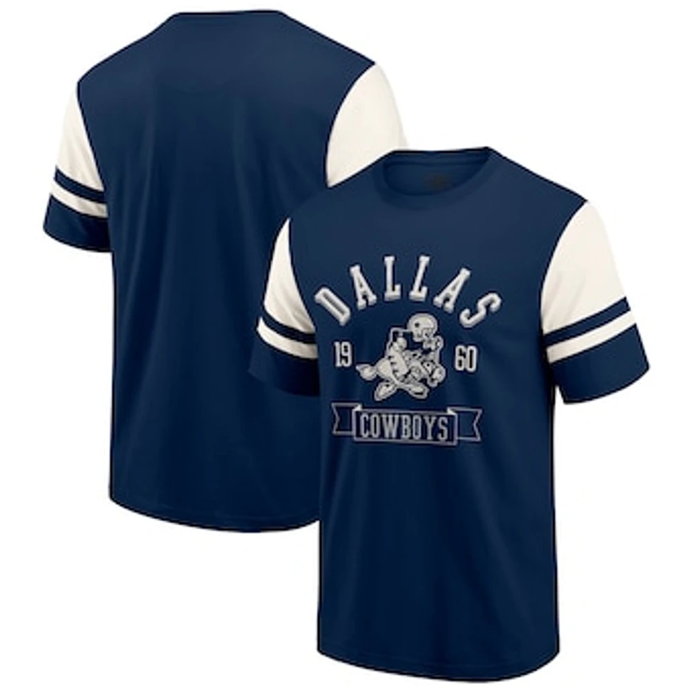 Men's Darius Rucker Collection by Fanatics Navy Dallas Cowboys Throwback T-Shirt