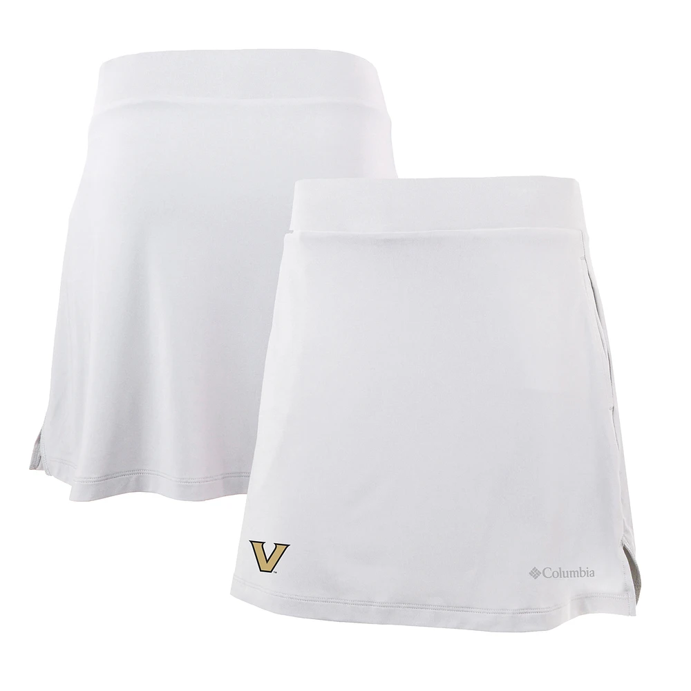 Women's Columbia White Vanderbilt Commodores Omni-Wick Best One Yet Skort
