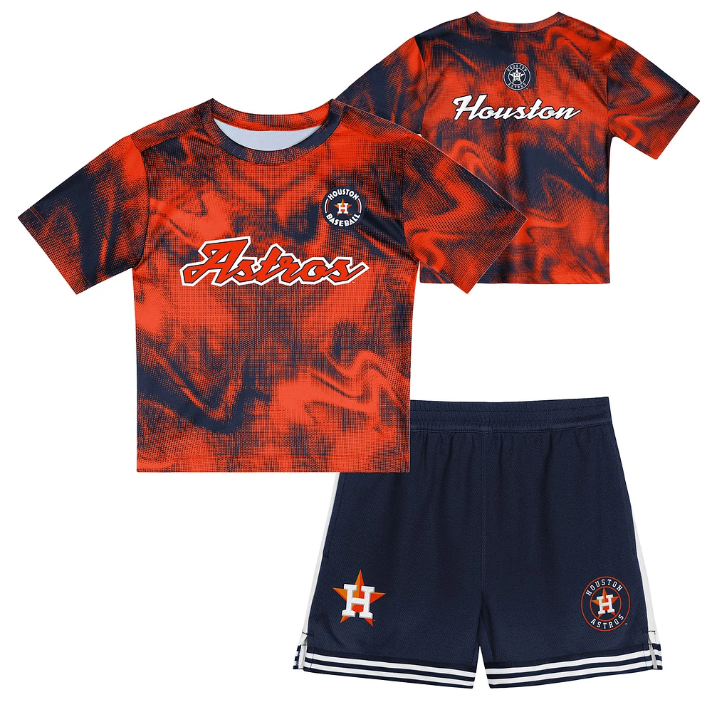Preschool Orange Houston Astros Hitter Infielder 2-Piece Set