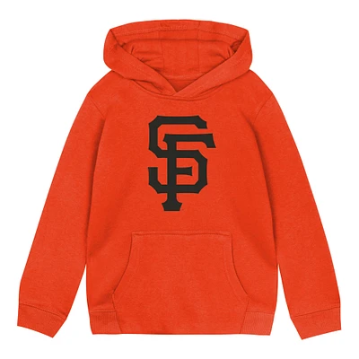 Toddler Orange San Francisco Giants Primary Logo Fleece Pullover Hoodie