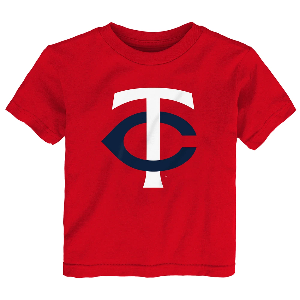 Toddler Red Minnesota Twins Primary Logo T-Shirt