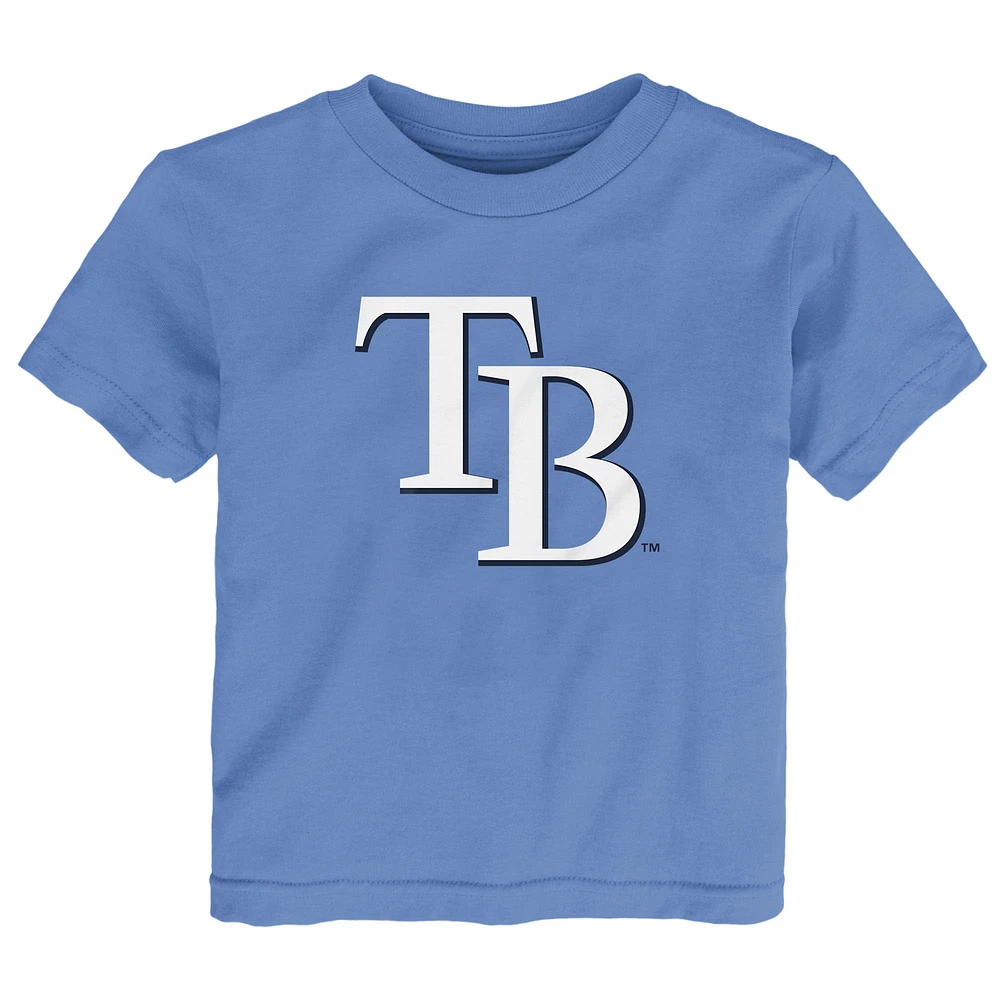 Toddler Light Blue Tampa Bay Rays Primary Logo T-Shirt