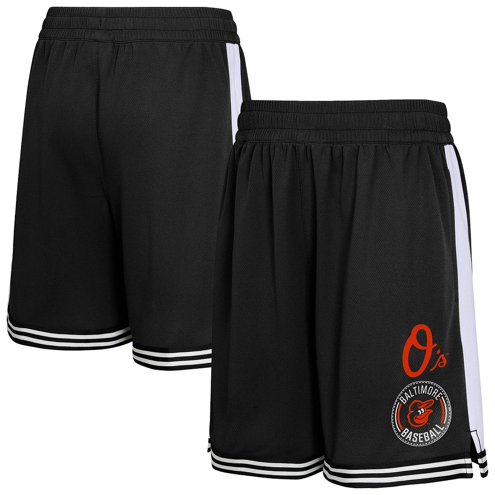 Youth Black Baltimore Orioles Infielder Shorts