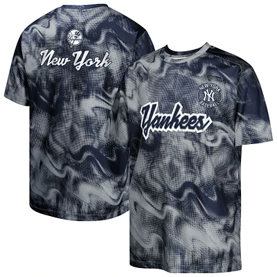 Youth Navy/Gray New York Yankees Pinch Hitter T-Shirt