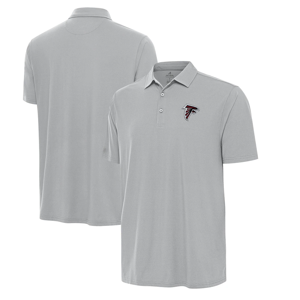 Men's Antigua Gray Atlanta Falcons Era Polo