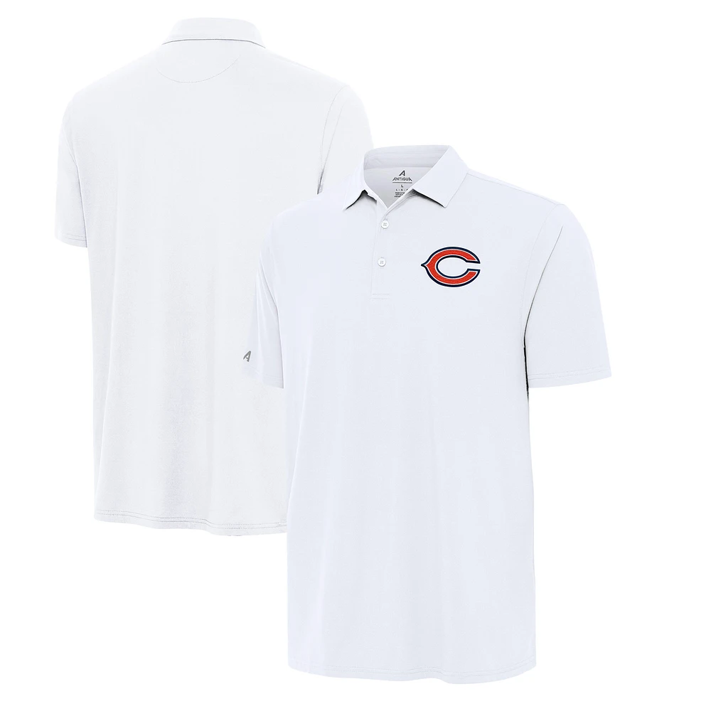 Men's Antigua White Chicago Bears Era Polo