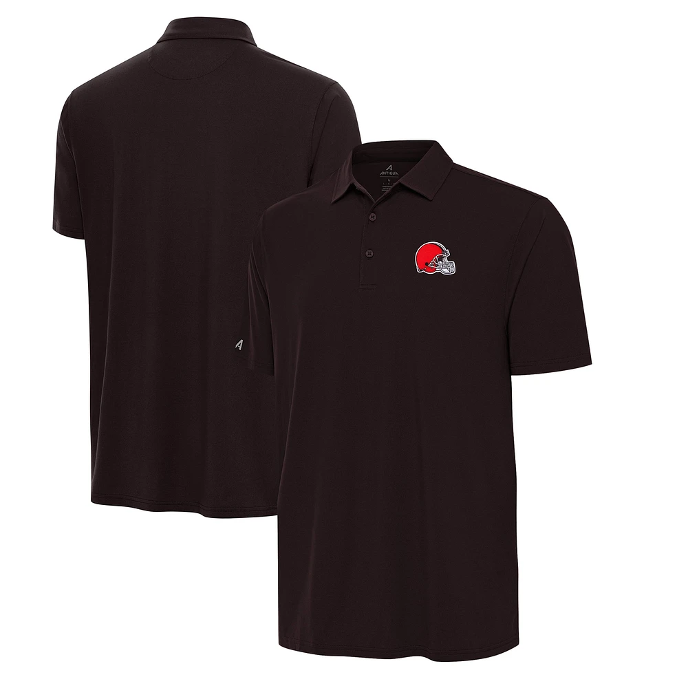 Men's Antigua Brown Cleveland Browns Era Polo