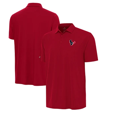 Men's Antigua Red Houston Texans Era Polo