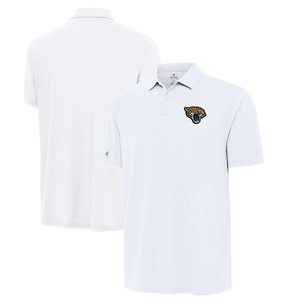 Men's Antigua White Jacksonville Jaguars Era Polo