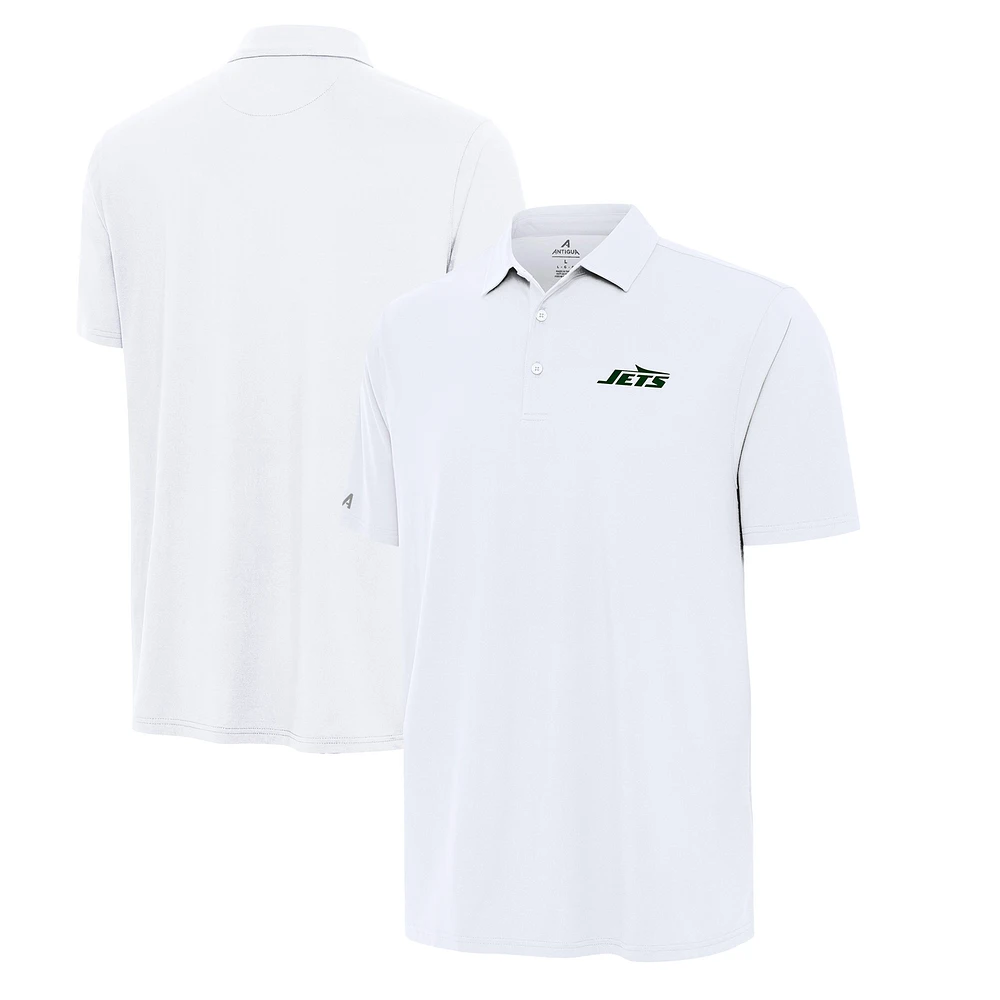 Men's Antigua White New York Jets Era Polo