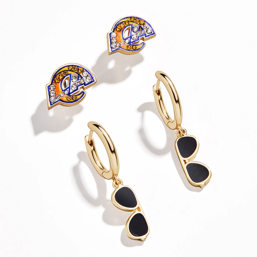BaubleBar Los Angeles Rams Earring Set