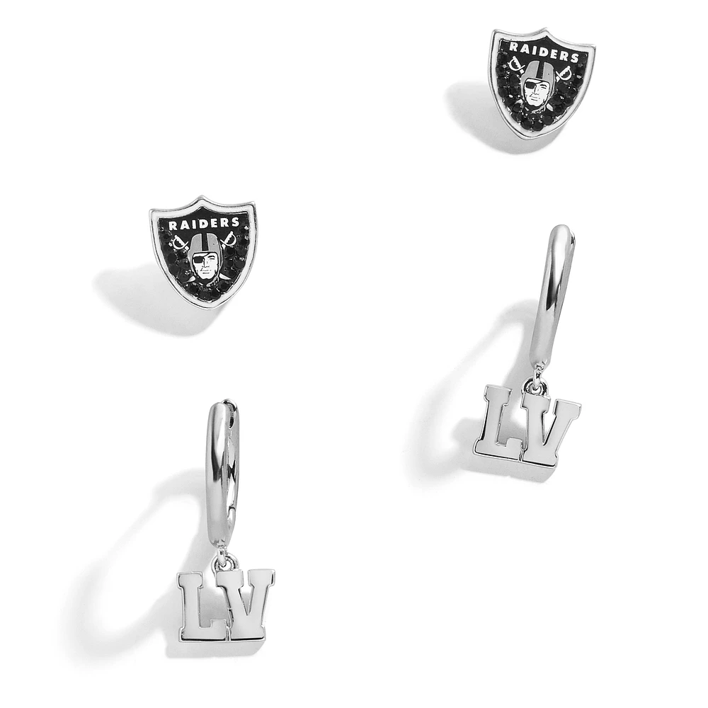 BaubleBar Las Vegas Raiders Earring Set