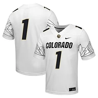 Men's Nike White Colorado Buffaloes Untouchable Game Jersey