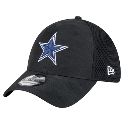 Men's New Era Black Dallas Cowboys Active Camo 39THIRTY Flex Hat