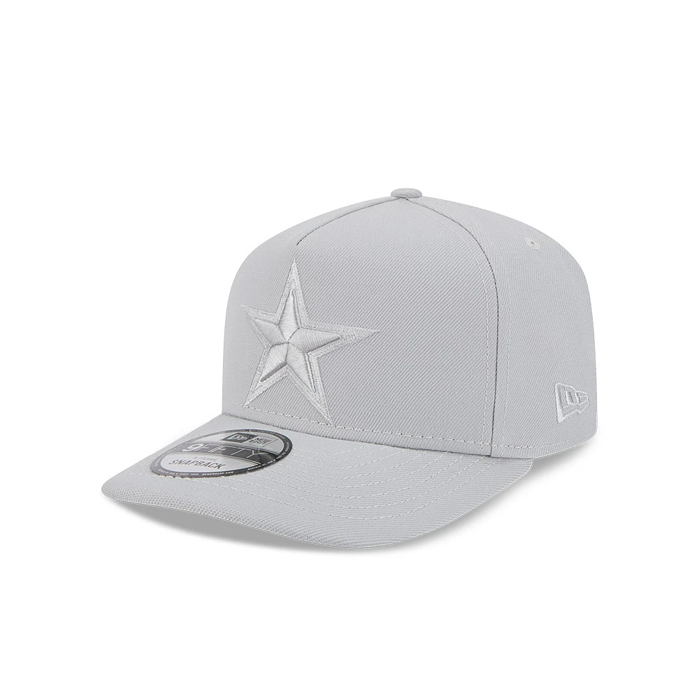 Youth New Era Gray Dallas Cowboys Color Pack A-Frame 9FIFTY Snapback Hat