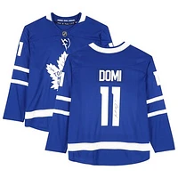 Max Domi Toronto Maple Leafs Autographed Blue Fanatics Breakaway Jersey