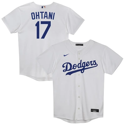 Preschool Nike Shohei Ohtani White Los Angeles Dodgers Home Replica Player Jersey