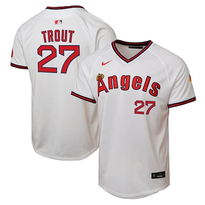 Youth Nike Mike Trout White Los Angeles Angels Alternate 2 Limited Player Jersey