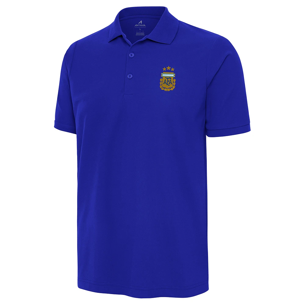 Men's Antigua Royal Argentina National Team Legacy Pique Polo