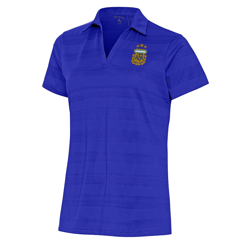 Women's Antigua Royal Argentina National Team Compass Polo