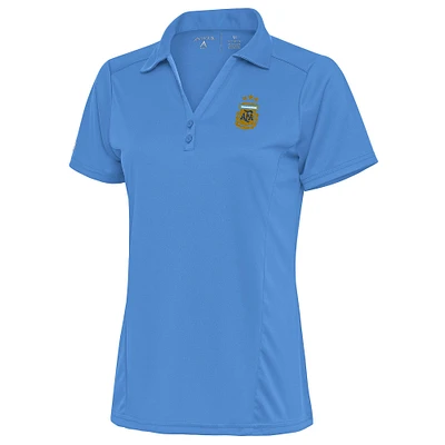 Women's Antigua Powder Blue Argentina National Team Tribute Polo