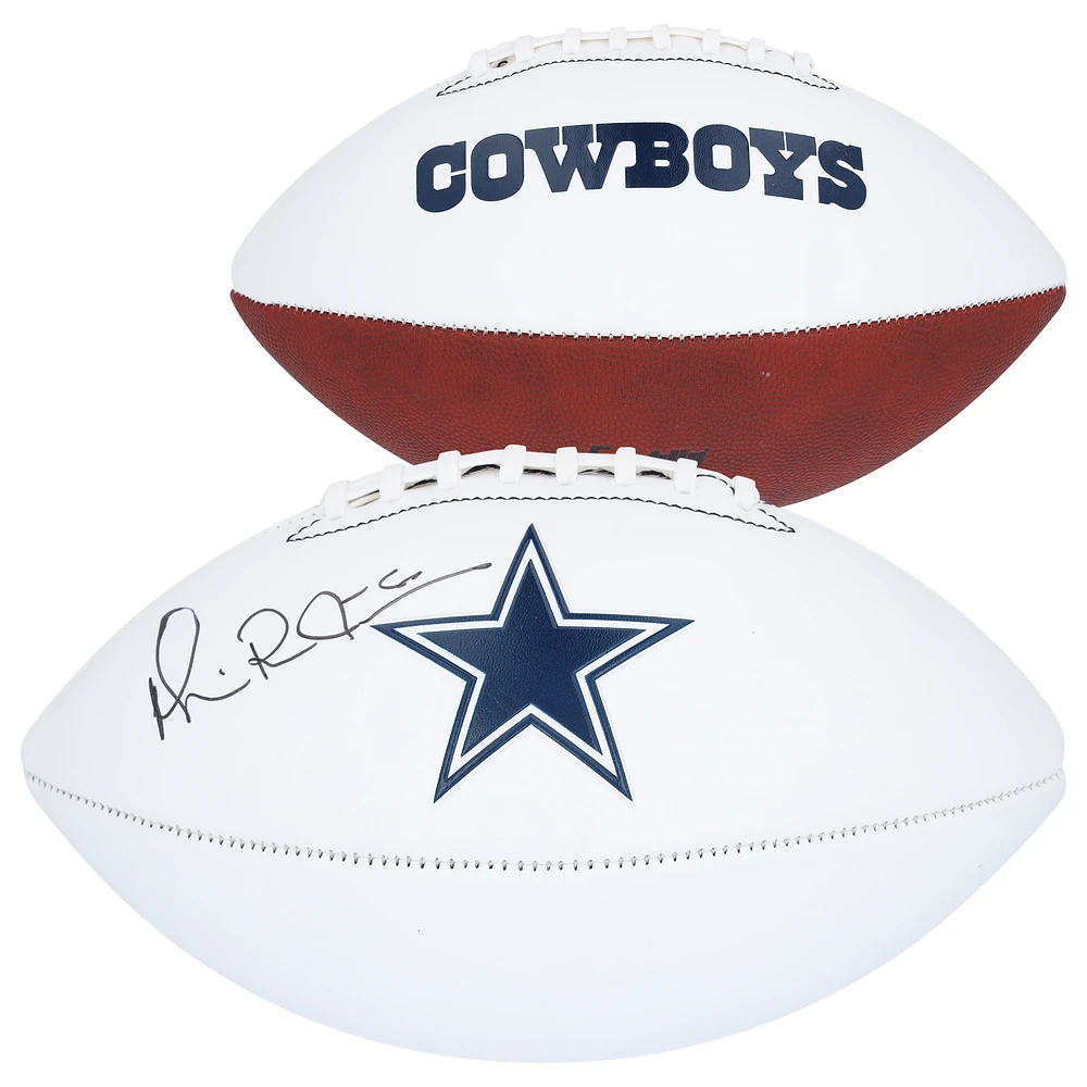 Michael Irvin Dallas Cowboys Autographed Franklin White Panel Football