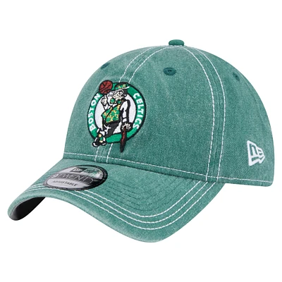 Men's New Era Kelly Green Boston Celtics Pigment Dyed 9TWENTY Adjustable Hat