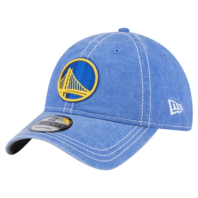 Men's New Era Royal Golden State Warriors Pigment Dyed 9TWENTY Adjustable Hat