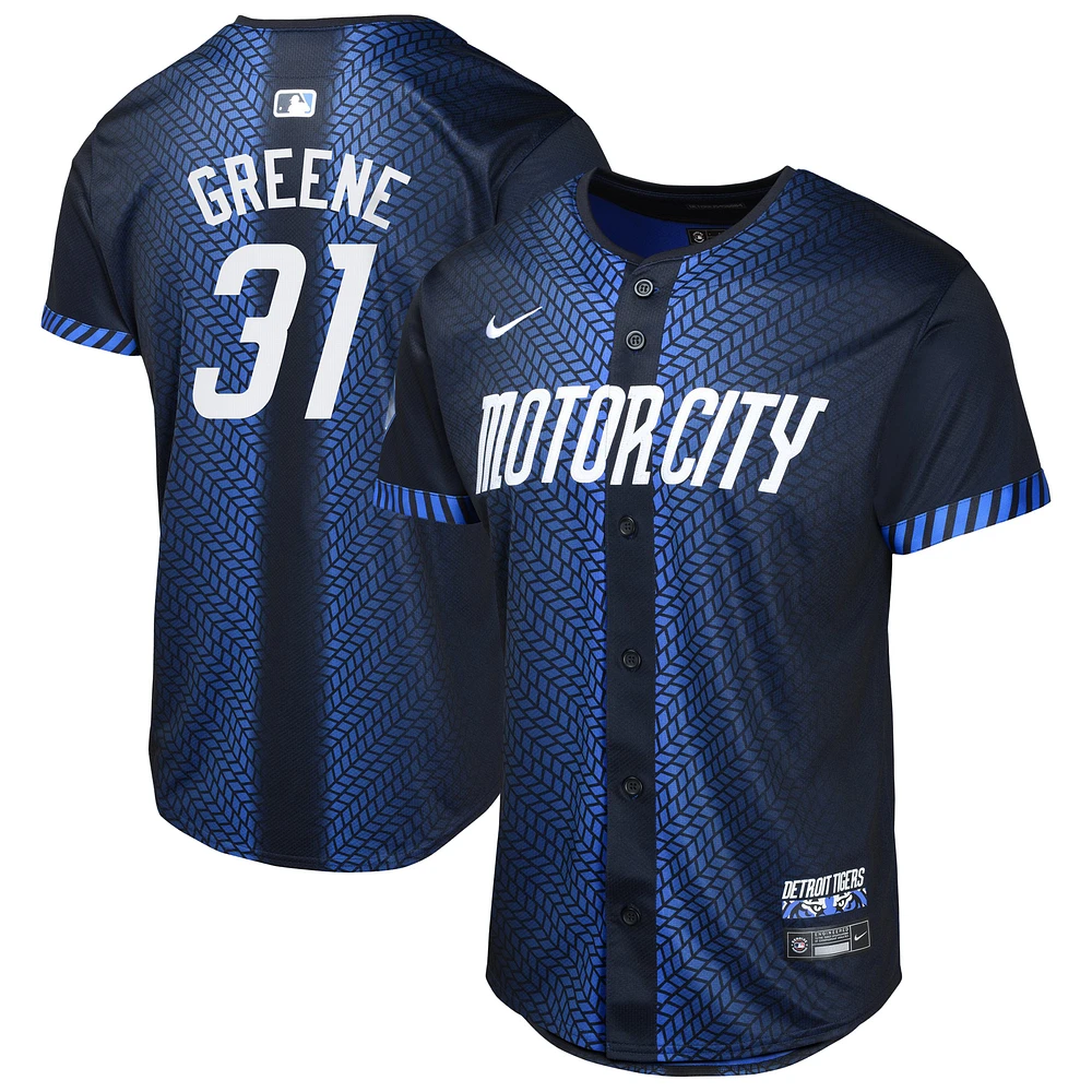 Youth Nike Riley Greene Navy Detroit Tigers City Connect Limited Jersey