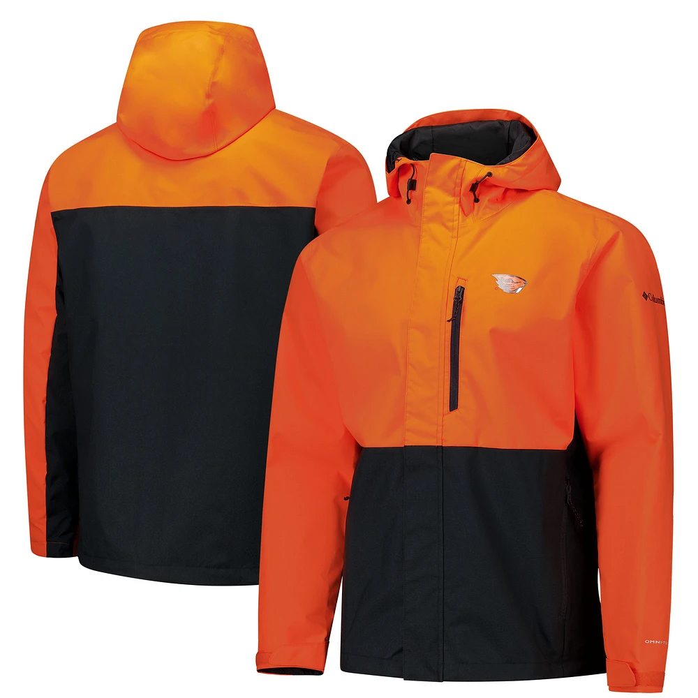 Men's Columbia Orange Oregon State Beavers Field Bound Omni-Tech™ Full-Zip Jacket