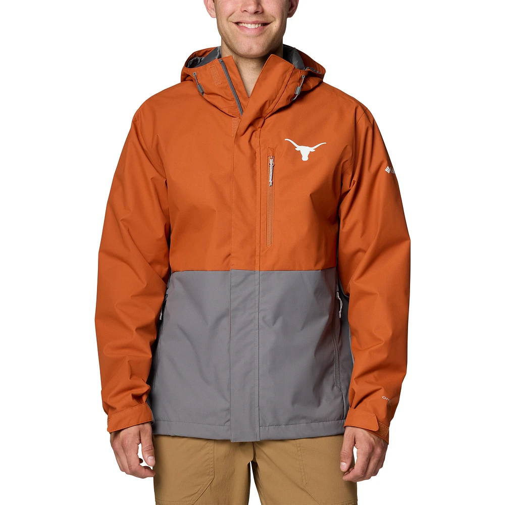 Men's Columbia Texas Orange Longhorns Field Bound Omni-Tech™ Full-Zip Jacket