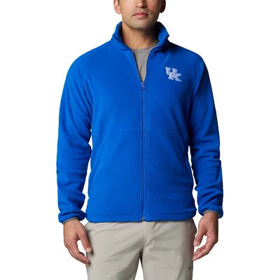 Men's Columbia Royal Kentucky Wildcats Flanker IV Fleece Raglan Full-Zip Jacket