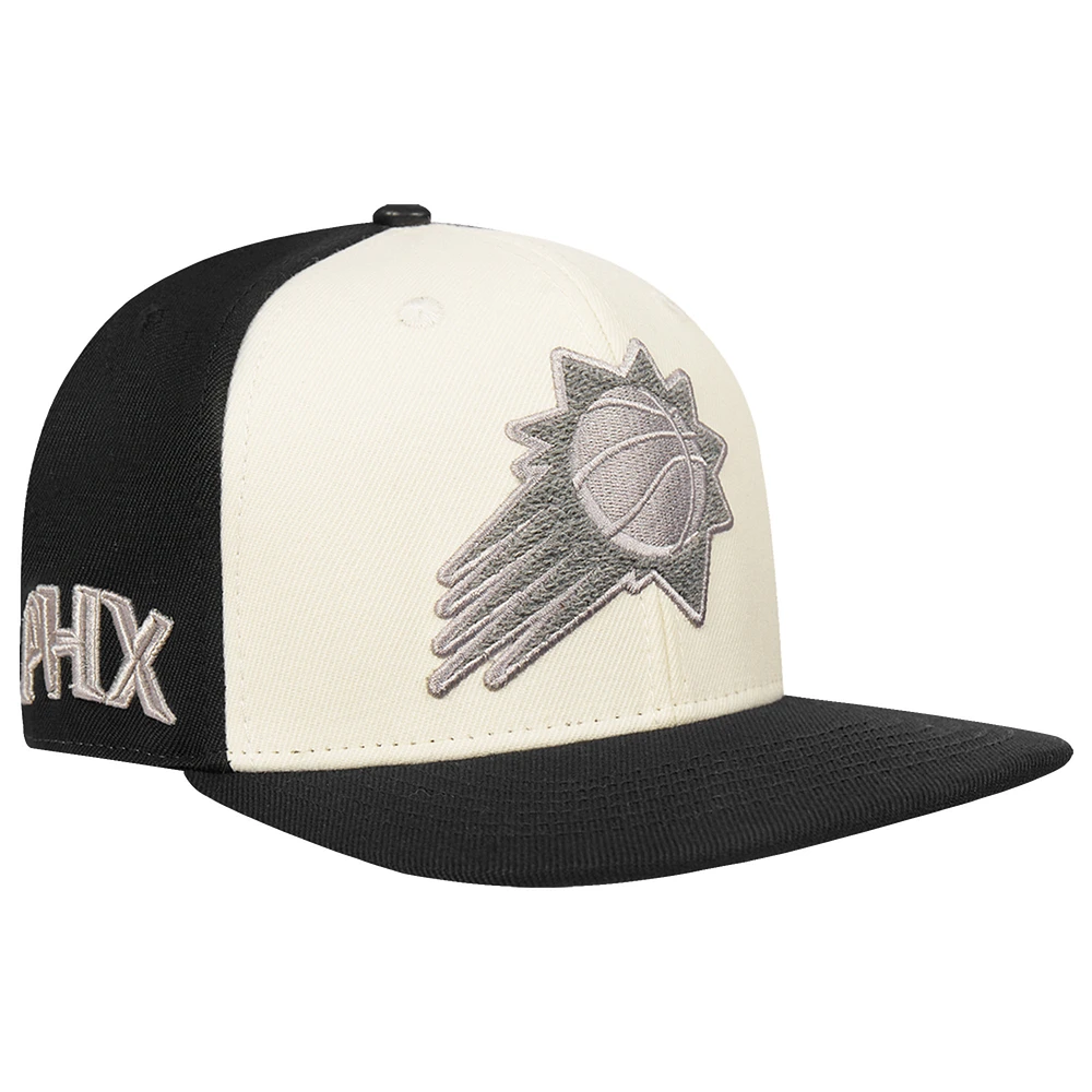 Men's Pro Standard Cream Phoenix Suns French Terry Snapback Hat