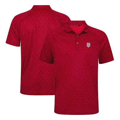 Men's Levelwear Red USMNT Cobalt Polo