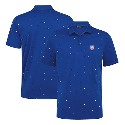 Men's Levelwear Royal USMNT Confetti Polo